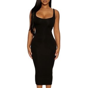 Hourglass Midi Dress. (Naked Wardrobe).